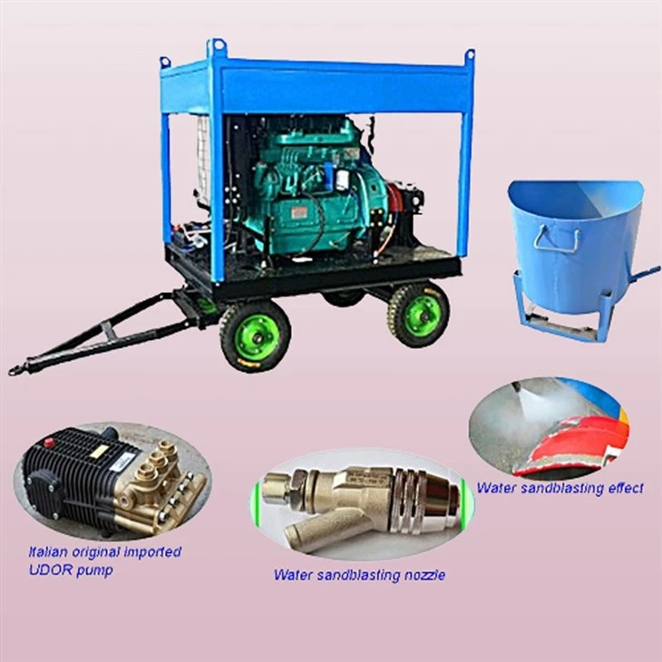 Machine de sablage hydroélectrique