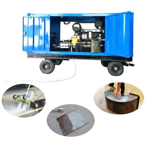Machine de nettoyage à jet d'eau haute pression pour éliminer la rouille