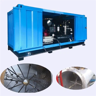 équipement 140Mpa hydro jetting pour le nettoyage automatique de grand tube