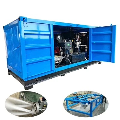 Formulaire en aluminium Machine de dynamitage d'eau de nettoyage automatique