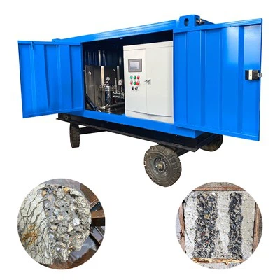 Machine de dégrossissage du béton à eau haute pression